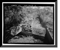 Historic Framed Print, Pioneer Mill Company, Upper Lahaina Pump Ditch & Makila Reservoir Ditch, Land of Launiupoko, Lahaina, Maui County, HI - 3,  17-7/8" x 21-7/8"