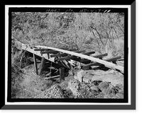 Historic Framed Print, Pioneer Mill Company, Upper Lahaina Pump Ditch & Makila Reservoir Ditch, Land of Launiupoko, Lahaina, Maui County, HI - 11,  17-7/8" x 21-7/8"