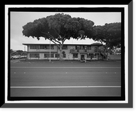 Historic Framed Print, U.S. Naval Base, Pearl Harbor, Post Office, Pearl Harbor Boulevard near Willamette Street, Pearl City, Honolulu County, HI - 2,  17-7/8" x 21-7/8"