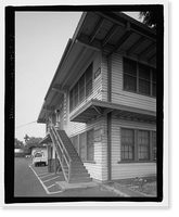 Historic Framed Print, U.S. Naval Base, Pearl Harbor, Post Office, Pearl Harbor Boulevard near Willamette Street, Pearl City, Honolulu County, HI - 3,  17-7/8" x 21-7/8"