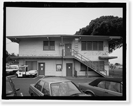 Historic Framed Print, U.S. Naval Base, Pearl Harbor, Post Office, Pearl Harbor Boulevard near Willamette Street, Pearl City, Honolulu County, HI - 4,  17-7/8" x 21-7/8"