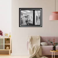 Historic Framed Print, U.S. Naval Base, Pearl Harbor, Post Office, Pearl Harbor Boulevard near Willamette Street, Pearl City, Honolulu County, HI - 7,  17-7/8" x 21-7/8"