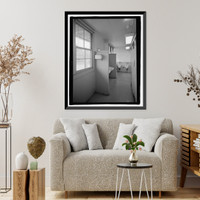 Historic Framed Print, U.S. Naval Base, Pearl Harbor, Post Office, Pearl Harbor Boulevard near Willamette Street, Pearl City, Honolulu County, HI - 9,  17-7/8" x 21-7/8"