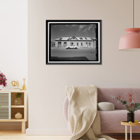 Historic Framed Print, Antonio Bustamente House, 485-489 South Meyer Avenue & 186 West Kennedy Stre, Tucson, Pima County, AZ,  17-7/8" x 21-7/8"