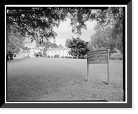 Historic Framed Print, Mare Island Naval Shipyard, Wilderman Hall, Johnson Lane, north side adjacent to (south of) Hospital Complex, Vallejo, Solano County, CA,  17-7/8" x 21-7/8"