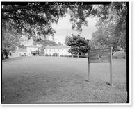 Historic Framed Print, Mare Island Naval Shipyard, Wilderman Hall, Johnson Lane, north side adjacent to (south of) Hospital Complex, Vallejo, Solano County, CA,  17-7/8" x 21-7/8"
