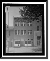 Historic Framed Print, Golden Bull Restaurant, 308 Sixth Street Northwest, Washington, District of Columbia, DC,  17-7/8" x 21-7/8"