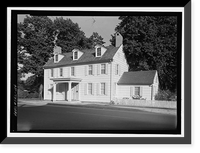 Historic Framed Print, The Judges (House), 104 West Market Street, Georgetown, Sussex County, DE,  17-7/8" x 21-7/8"