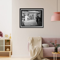 Historic Framed Print, Rocky Mountain Arsenal, Bounded by Ninety-sixth Avenue & Fifty-sixth Avenu, Commerce City, Adams County, CO - 3,  17-7/8" x 21-7/8"