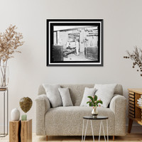 Historic Framed Print, Rocky Mountain Arsenal, Bounded by Ninety-sixth Avenue & Fifty-sixth Avenu, Commerce City, Adams County, CO - 4,  17-7/8" x 21-7/8"