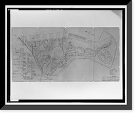 Historic Framed Print, Hamilton Field, East of Nave Drive, Novato, Marin County, CA - 3,  17-7/8" x 21-7/8"