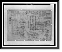 Historic Framed Print, Hamilton Field, Airmen's Open Mess, First cul-de-sac on F Street, Novato, Marin County, CA,  17-7/8" x 21-7/8"