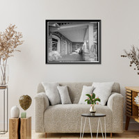 Historic Framed Print, Sainsevain Property, Bullock House, 14804 Summit Avenue, Fontana, San Bernardino County, CA - 5,  17-7/8" x 21-7/8"