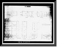 Historic Framed Print, Travis Air Force Base, Building No. 925, W Street, Fairfield, Solano County, CA - 4,  17-7/8" x 21-7/8"