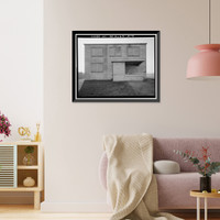 Historic Framed Print, Travis Air Force Base, Building No. 925, W Street, Fairfield, Solano County, CA - 4,  17-7/8" x 21-7/8"