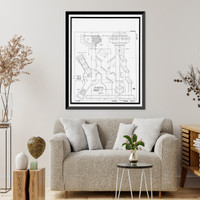 Historic Framed Print, Mare Island Naval Shipyard, St. Peter's Chapel, Walnut Street & Cedar Parkway, Vallejo, Solano County, CA - 6,  17-7/8" x 21-7/8"