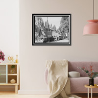 Historic Framed Print, Mare Island Naval Shipyard, St. Peter's Chapel, Walnut Street & Cedar Parkway, Vallejo, Solano County, CA - 6,  17-7/8" x 21-7/8"