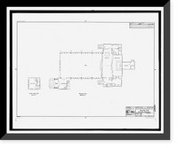 Historic Framed Print, Mare Island Naval Shipyard, St. Peter's Chapel, Walnut Street & Cedar Parkway, Vallejo, Solano County, CA - 11,  17-7/8" x 21-7/8"