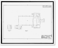 Historic Framed Print, Mare Island Naval Shipyard, St. Peter's Chapel, Walnut Street & Cedar Parkway, Vallejo, Solano County, CA - 11,  17-7/8" x 21-7/8"