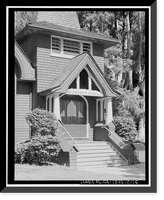 Historic Framed Print, Mare Island Naval Shipyard, St. Peter's Chapel, Walnut Street & Cedar Parkway, Vallejo, Solano County, CA - 11,  17-7/8" x 21-7/8"