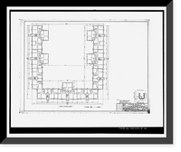 Historic Framed Print, Techwood Homes, Building No. 4, 489-499 Techwood Drive & 115-119 Pine Street, Atlanta, Fulton County, GA - 3,  17-7/8" x 21-7/8"
