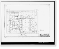 Historic Framed Print, Techwood Homes, Building No. 13, 462-468 Techwood Drive & 157-161 Hunnicutt Street, Atlanta, Fulton County, GA,  17-7/8" x 21-7/8"