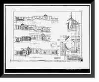 Historic Framed Print, Techwood Homes, Building No. 16, 488-514 Techwood Drive, Atlanta, Fulton County, GA - 2,  17-7/8" x 21-7/8"