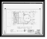 Historic Framed Print, Clark Howell Homes (Public Housing), Bounded by North Avenue, Lovejoy Street, Mills Street & Luckie Street, Atlanta, Fulton County, GA - 7,  17-7/8" x 21-7/8"