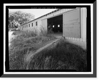 Historic Framed Print, Fort Huachuca, Cavalry Stable, Clarkson Road, Sierra Vista vicinity, Cochise County, AZ - 8,  17-7/8" x 21-7/8"