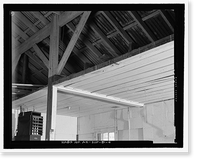 Historic Framed Print, Fort Huachuca, Cavalry Stable, Clarkson Road, Sierra Vista vicinity, Cochise County, AZ - 21,  17-7/8" x 21-7/8"