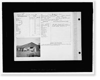 Historic Framed Print, Fort Huachuca, Cavalry Stable, Clarkson Road, Sierra Vista vicinity, Cochise County, AZ - 22,  17-7/8" x 21-7/8"