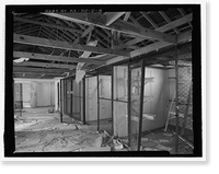 Historic Framed Print, Fort Huachuca, Cavalry Stable, Clarkson Road, Sierra Vista vicinity, Cochise County, AZ - 31,  17-7/8" x 21-7/8"