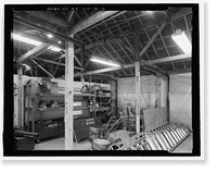 Historic Framed Print, Fort Huachuca, Cavalry Stable, Clarkson Road, Sierra Vista vicinity, Cochise County, AZ - 46,  17-7/8" x 21-7/8"