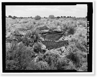 Historic Framed Print, Cannonball Pueblo, Cortez vicinity, Montezuma County, CO - 9,  17-7/8" x 21-7/8"