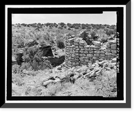 Historic Framed Print, Cannonball Pueblo, Cortez vicinity, Montezuma County, CO - 10,  17-7/8" x 21-7/8"