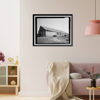 Historic Framed Print, New Haven Rail Yard, Freight Car Shop, Vicinity of Union Avenue, New Haven, New Haven County, CT - 2,  17-7/8" x 21-7/8"