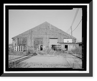 Historic Framed Print, New Haven Rail Yard, Freight Car Shop, Vicinity of Union Avenue, New Haven, New Haven County, CT - 3,  17-7/8" x 21-7/8"