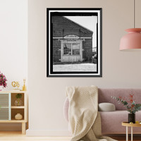 Historic Framed Print, New Haven Rail Yard, Freight Car Shop, Vicinity of Union Avenue, New Haven, New Haven County, CT - 4,  17-7/8" x 21-7/8"