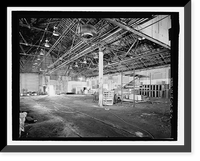 Historic Framed Print, New Haven Rail Yard, Freight Car Shop, Vicinity of Union Avenue, New Haven, New Haven County, CT - 6,  17-7/8" x 21-7/8"