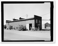 Historic Framed Print, New Haven Rail Yard, Small Stores Building, Vicinity of Union Avenue, New Haven, New Haven County, CT,  17-7/8" x 21-7/8"