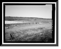 Historic Framed Print, Upper White River Lock & Dam Nos. 1, 2, & 3, Spanning White River, Batesville, Independence County, AR - 9,  17-7/8" x 21-7/8"