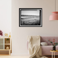 Historic Framed Print, Upper White River Lock & Dam Nos. 1, 2, & 3, Spanning White River, Batesville, Independence County, AR - 9,  17-7/8" x 21-7/8"