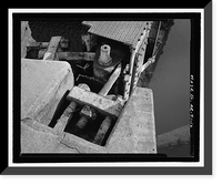 Historic Framed Print, Upper White River Lock & Dam Nos. 1, 2, & 3, Spanning White River, Batesville, Independence County, AR - 12,  17-7/8" x 21-7/8"