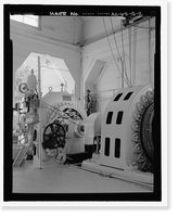 Historic Framed Print, Childs-Irving Hydroelectric Project, Irving System, Irving Powerhouse, Forest Service Road 708/502, Camp Verde vicinity, Yavapai County, AZ - 2,  17-7/8" x 21-7/8"