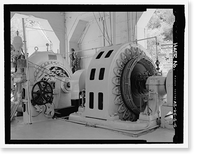 Historic Framed Print, Childs-Irving Hydroelectric Project, Irving System, Irving Powerhouse, Forest Service Road 708/502, Camp Verde vicinity, Yavapai County, AZ - 5,  17-7/8" x 21-7/8"