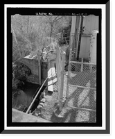 Historic Framed Print, Childs-Irving Hydroelectric Project, Childs System, Flume Intake & Forebay, Forest Service Road 708/502, Camp Verde vicinity, Yavapai County, AZ - 2,  17-7/8" x 21-7/8"