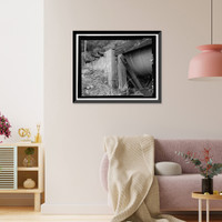 Historic Framed Print, Childs-Irving Hydroelectric Project, Childs System, Flume Tunnel No. 3, Forest Service Road 708/502, Camp Verde vicinity, Yavapai County, AZ,  17-7/8" x 21-7/8"