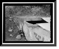 Historic Framed Print, Childs-Irving Hydroelectric Project, Childs System, Flume Tunnel No. 5, Forest Service Road 708/502, Camp Verde vicinity, Yavapai County, AZ,  17-7/8" x 21-7/8"