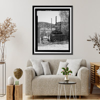 Historic Framed Print, Childs-Irving Hydroelectric Project, Childs System, Pressure Tunnel Intake, Forest Service Road 708/502, Camp Verde vicinity, Yavapai County, AZ,  17-7/8" x 21-7/8"