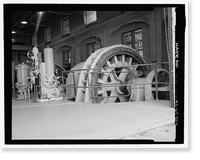 Historic Framed Print, Childs-Irving Hydroelectric Project, Childs System, Childs Powerhouse, Forest Service Road 708/502, Camp Verde vicinity, Yavapai County, AZ - 6,  17-7/8" x 21-7/8"